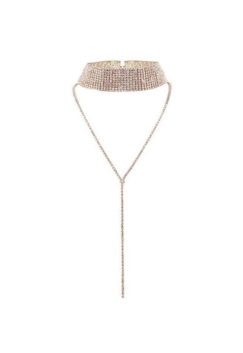 Colier Choker auriu - cu pietre - Dea C4