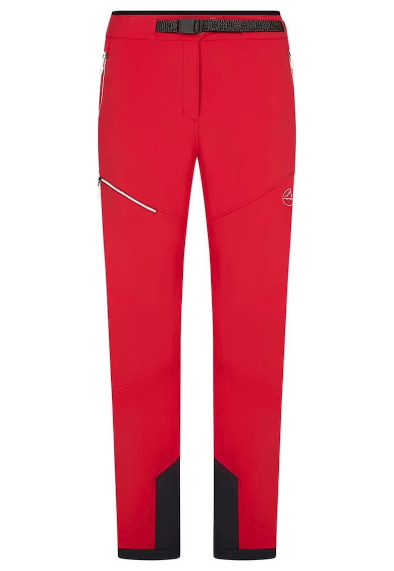 Pantaloni trekking barbati  Velan 2.0 - Poliamida/Elastan - Rosu