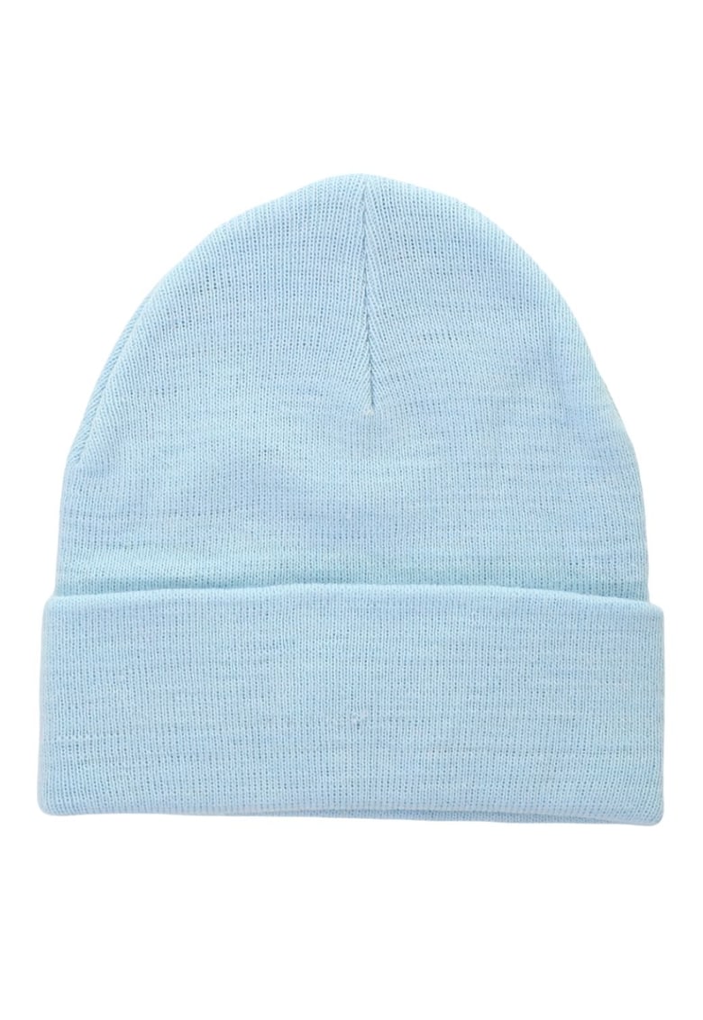 Caciula dama  albastra - acril si poliester -