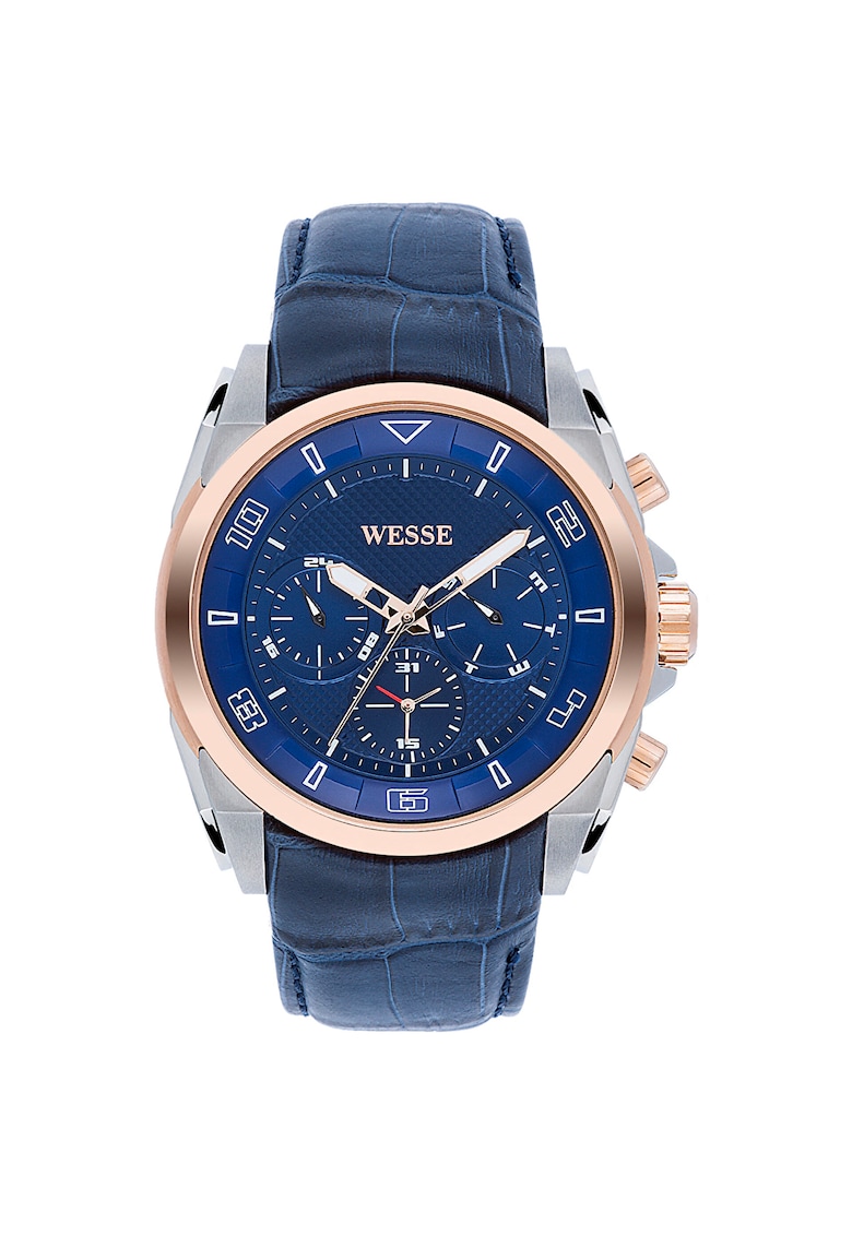 Ceas barbatesc model WWG400203L - bleumarin - mecanism Quartz - rezistenta la apa 5 ATM