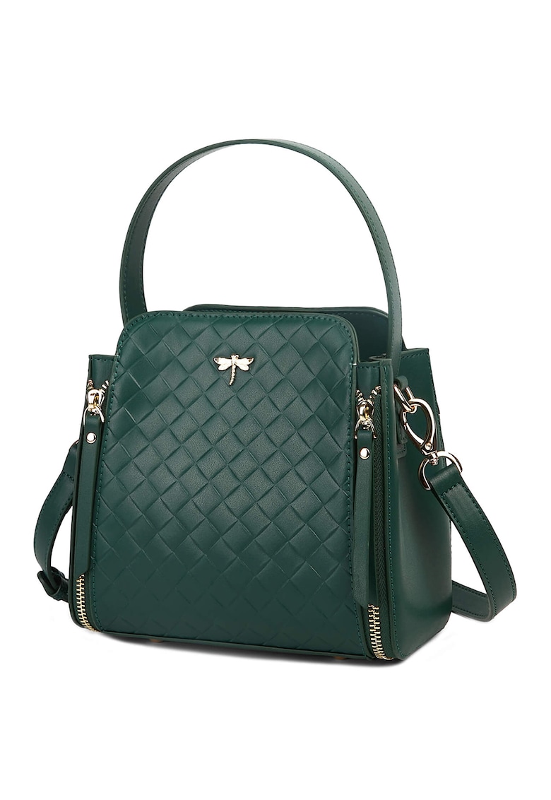 Geanta de piele cu bareta detasabila de umar Luna