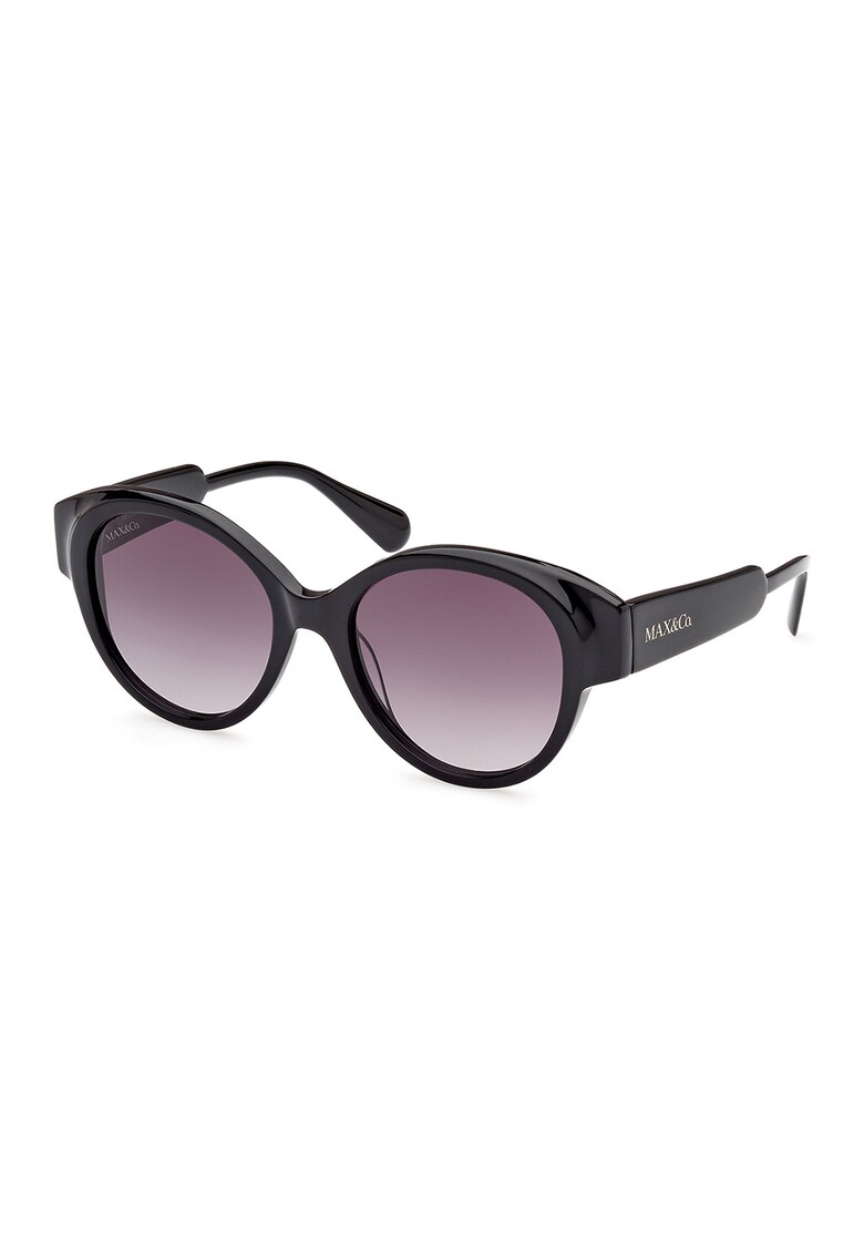 Ochelari de soare cat-eye ovali cu lentile in degrade