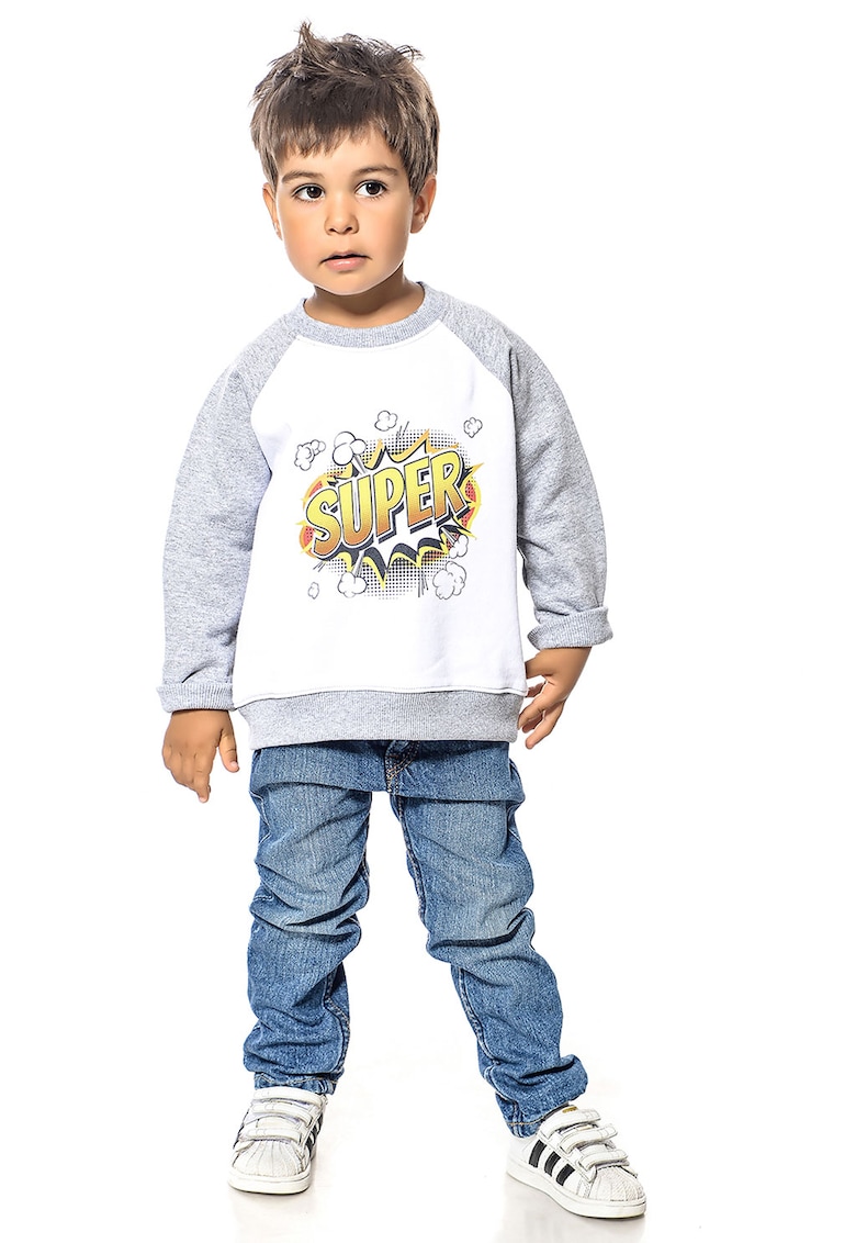 Bluza de trening cu maneci raglan