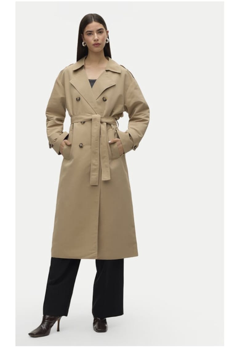 Trench Chloe 10300263 Bej Regular Fit - Poliester