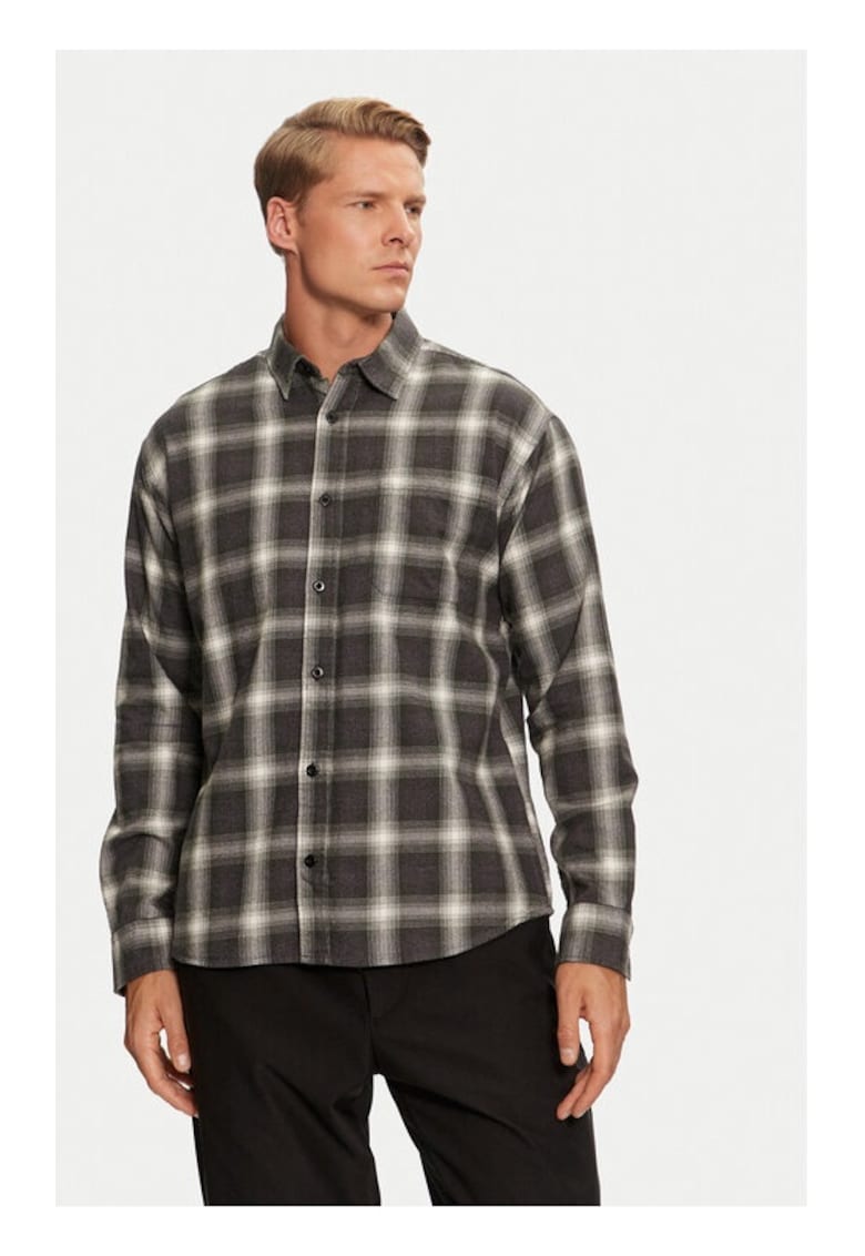 Jack&Jones Camasa Blake 12262733 Verde Relaxed Fit - Bumbac