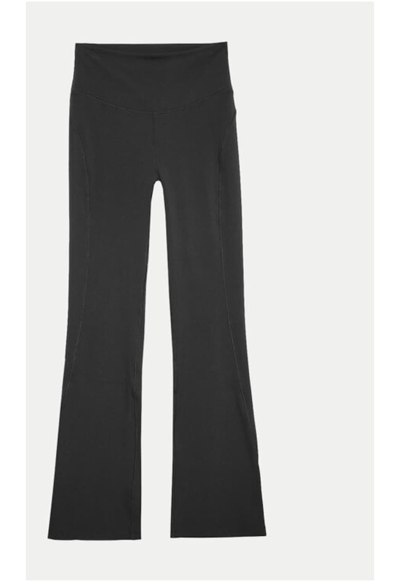 Pantaloni din material 4FWAW24TFTRF0716 Negru Slim Fit - Poliester