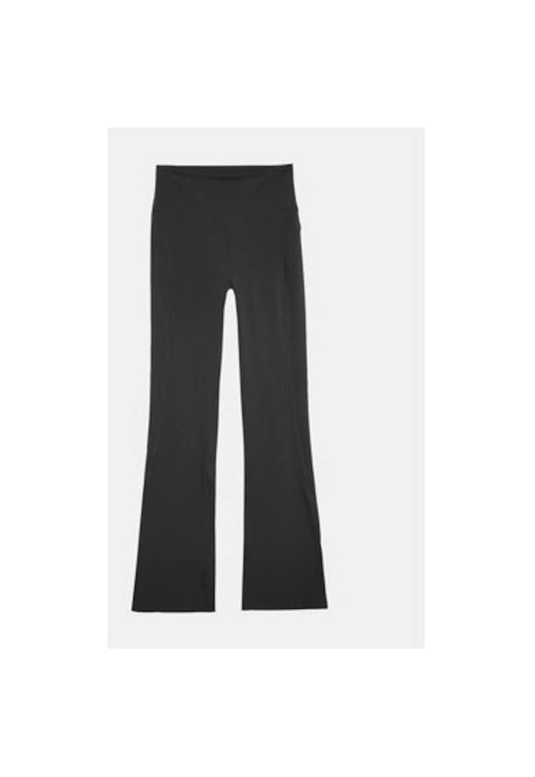 Pantaloni din material 4FWAW24TFTRF0716 Negru Slim Fit - Poliester - Negru