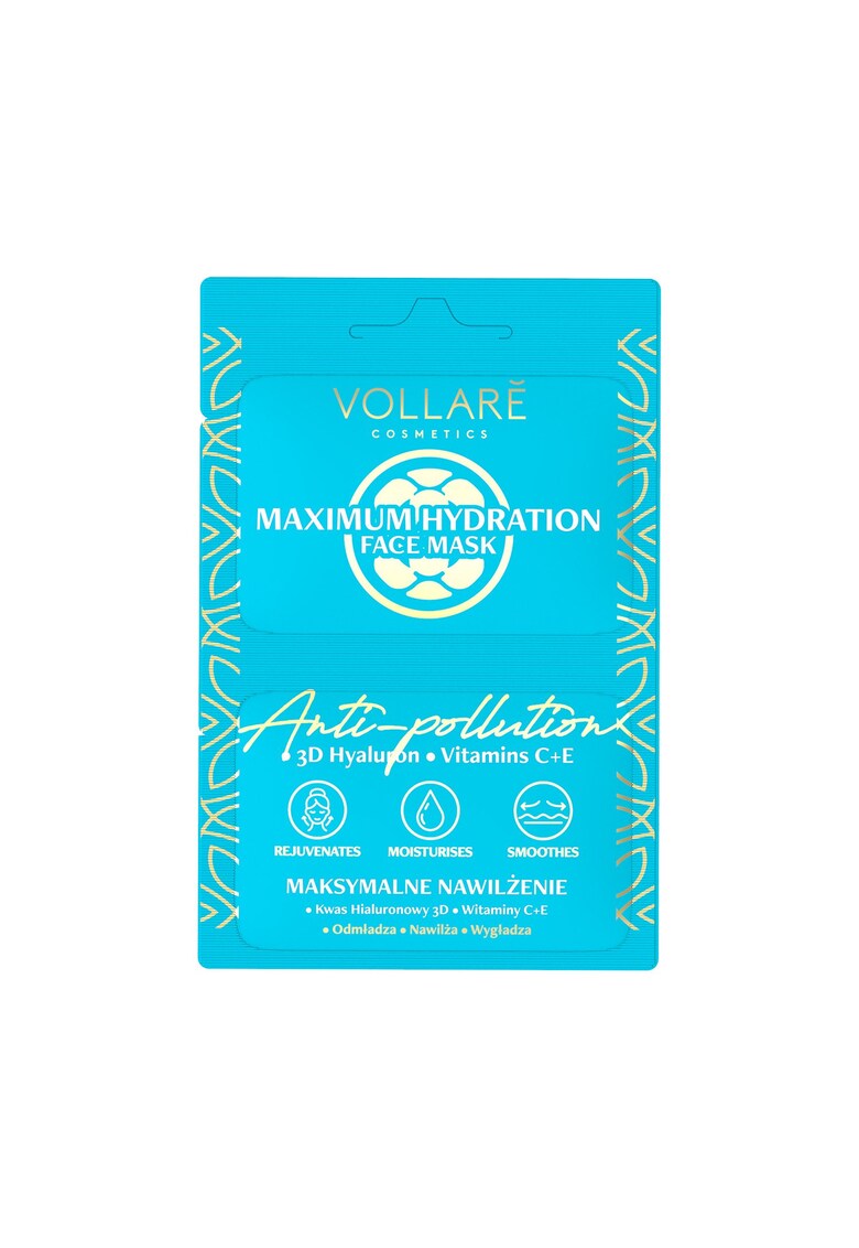 Masca hidratanta anti-poluare Vollare Cosmetics Detox - 2x5 ml Masca hidratanta anti-poluare Vollare Cosmetics Detox - 2x5 ml