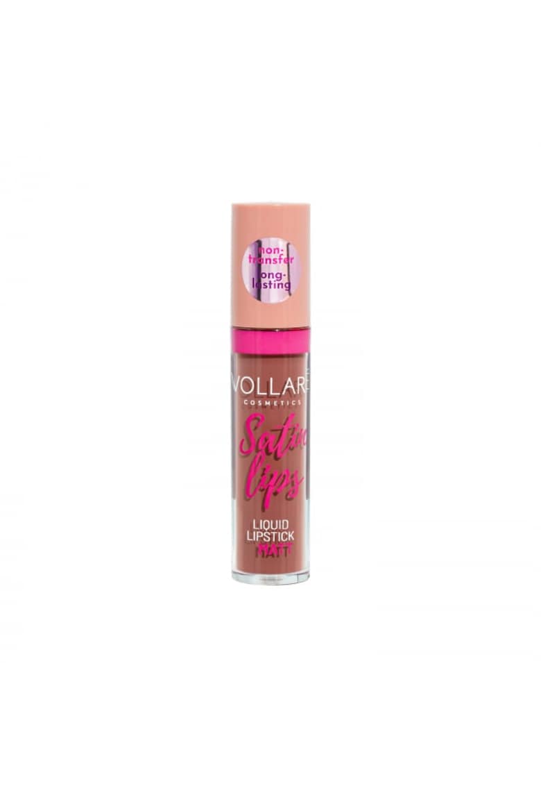 Ruj mat non-transfer SATIN LIPS Vollaré Cosmetics - 20 Maro - 8 ml