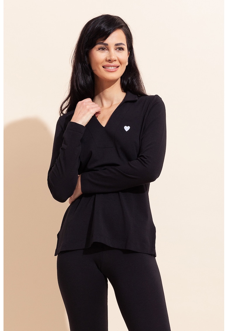 Bluza de pijama din amestec de modal City Lights