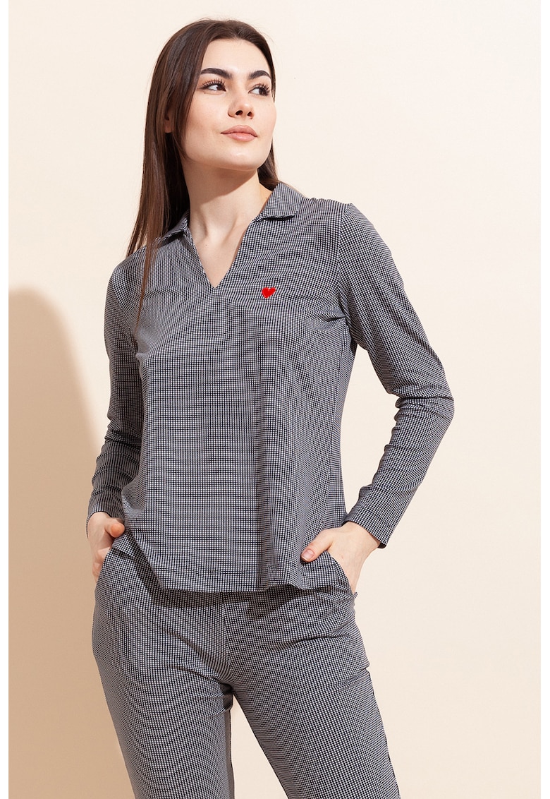 Bluza de pijama din amestec de modal City Lights Bluza de pijama din amestec de modal City Lights