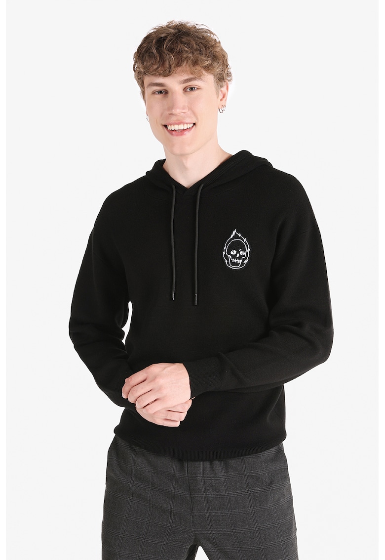 Hanorac regular fit cu design grafic