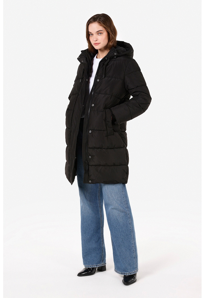 Geaca lunga cu model matlasat