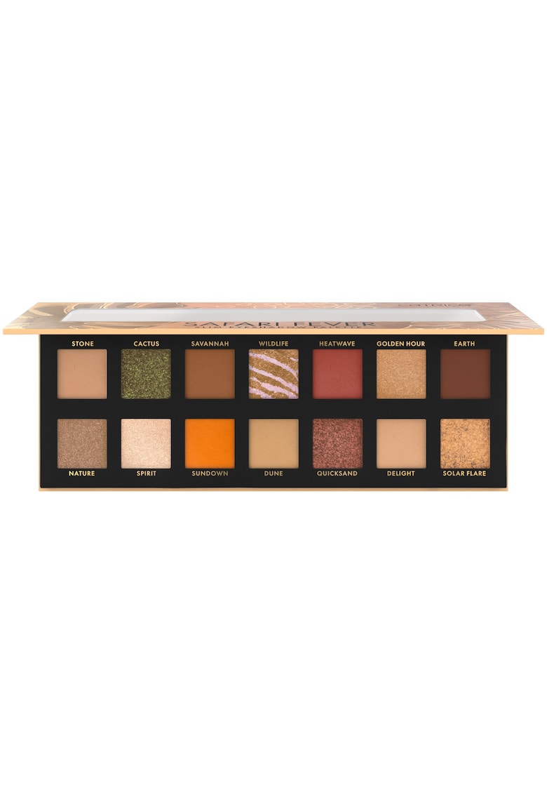 Paleta de farduri pentru ochi Safari Fever Slim Eyeshadow Palette 010 - 10.6 g