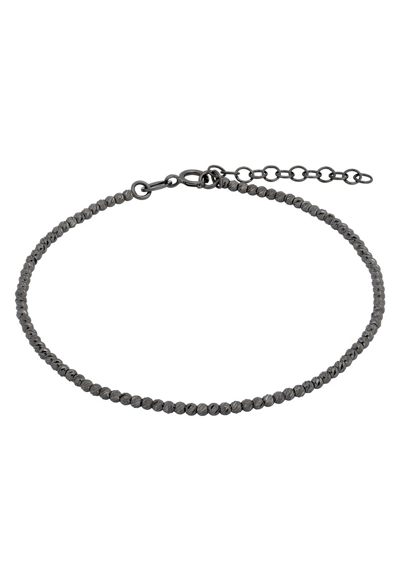 Bratara din Aur Galben de 18 kt cu Bile Diamantate si Placata cu Ruteniu - 2.70g