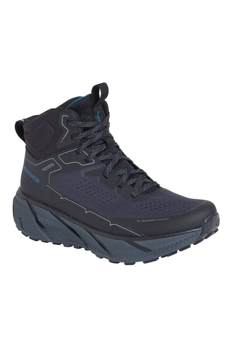 Ghete sport Singletrack Mid - impermeabile - cu talpa Dynagrip - negru - material mesh
