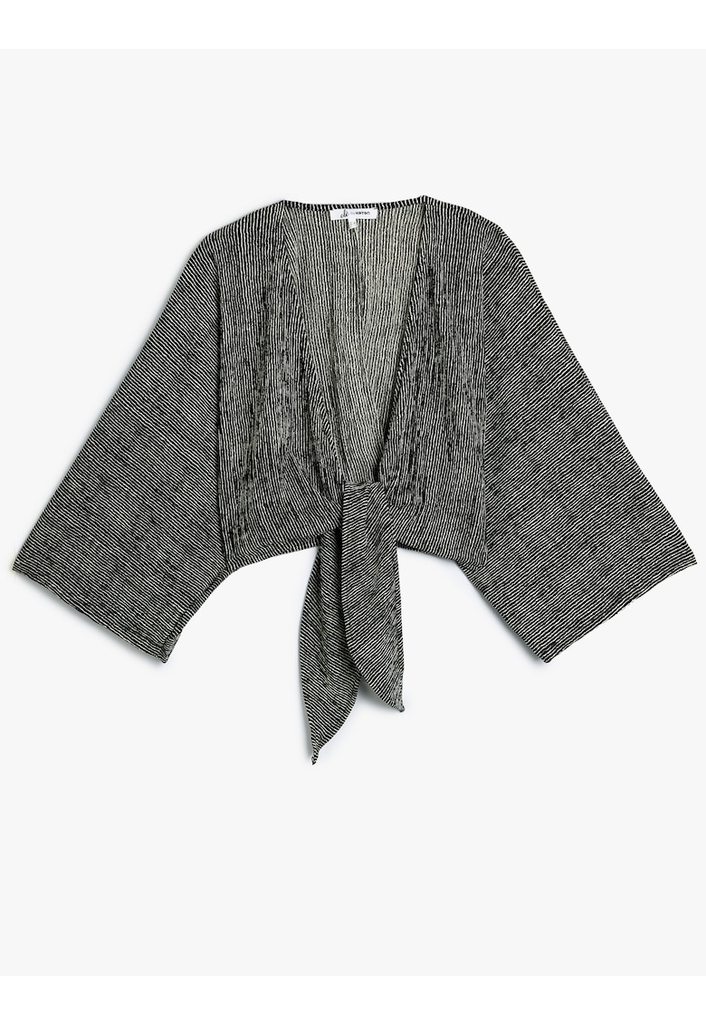 Cardigan cu model uni