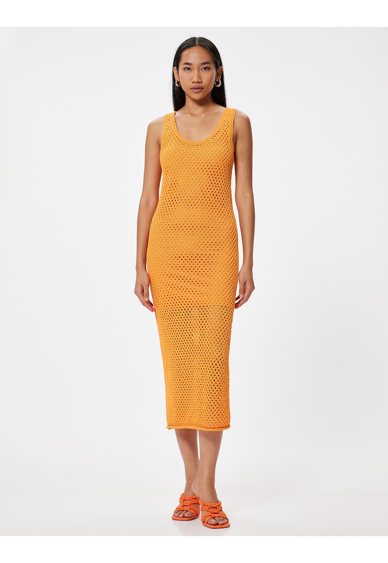 Rochie midi crosetata