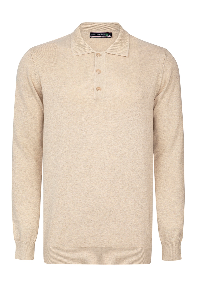 Pulover polo de bumbac