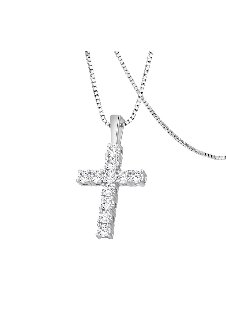 Lant Cruce Moissanite - Argint 925