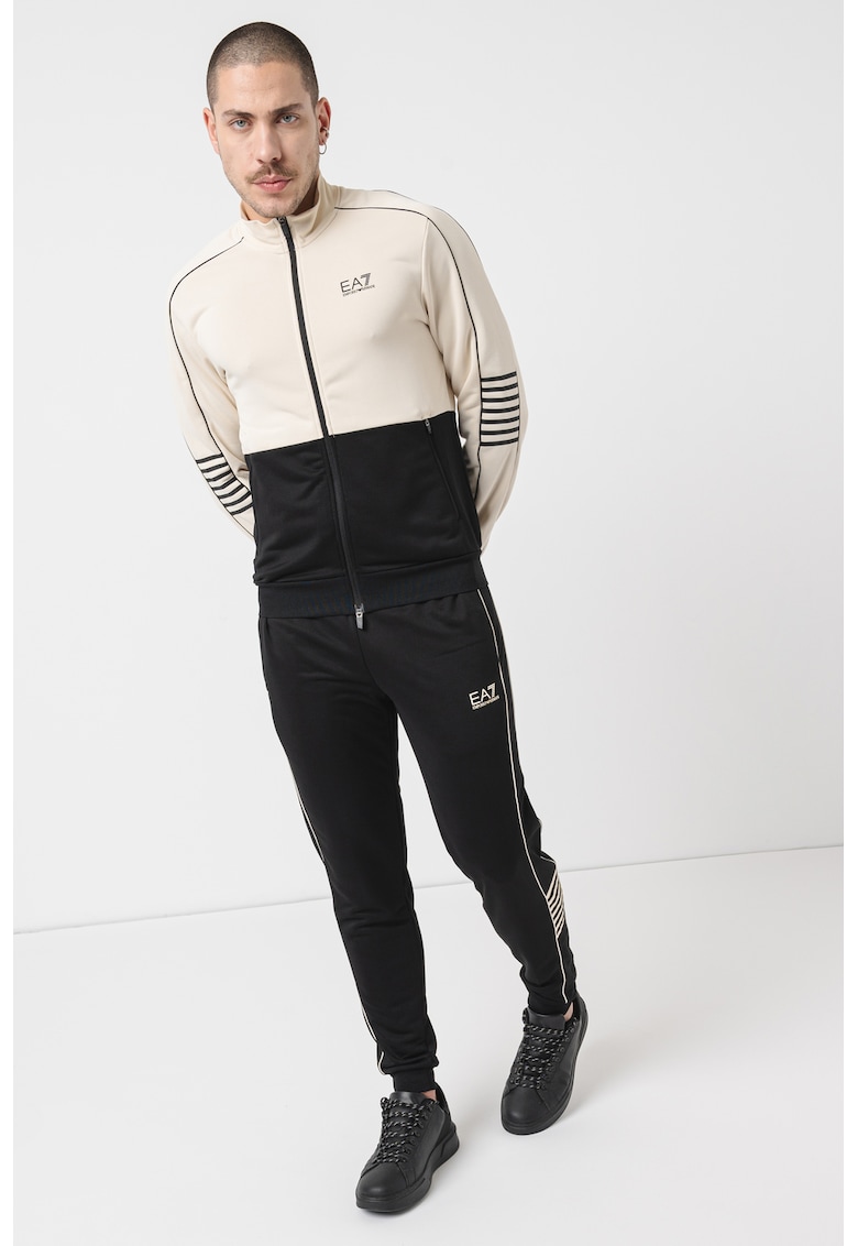 Trening slim fit cu detalii logo