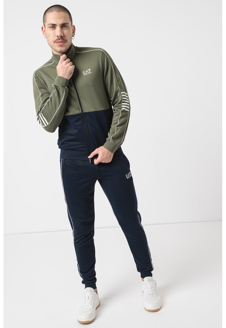 Trening slim fit cu detalii logo