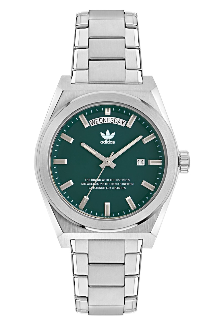 Ceas Barbati - Quartz - Inox - Rezistenta la apa 5 ATM - Argintiu