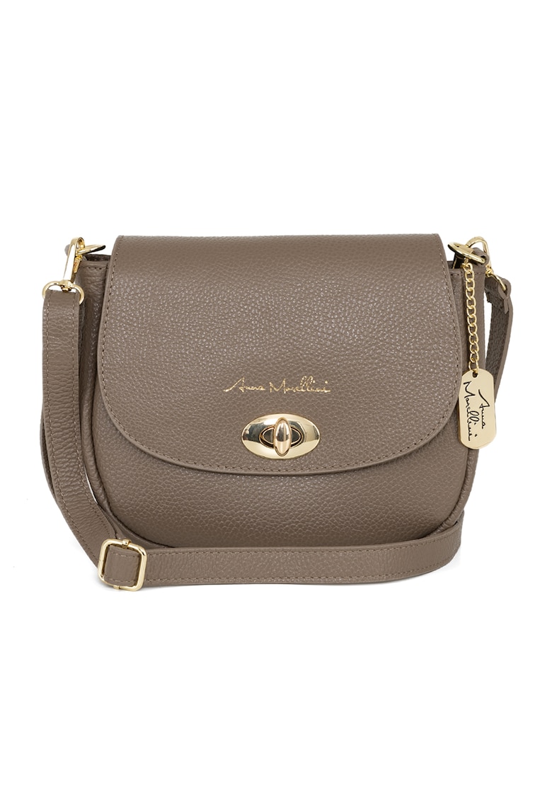 Geanta crossbody din piele cu bareta detasabila