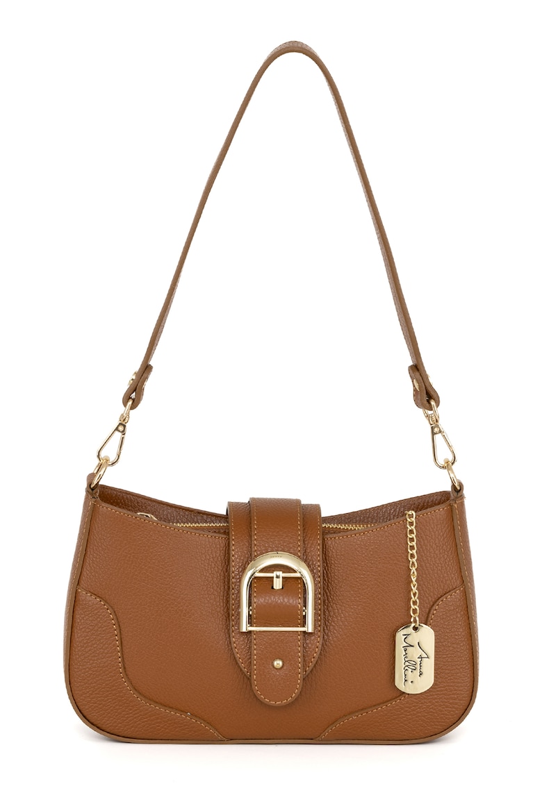 Geanta din piele cu bareta de umar Clelia