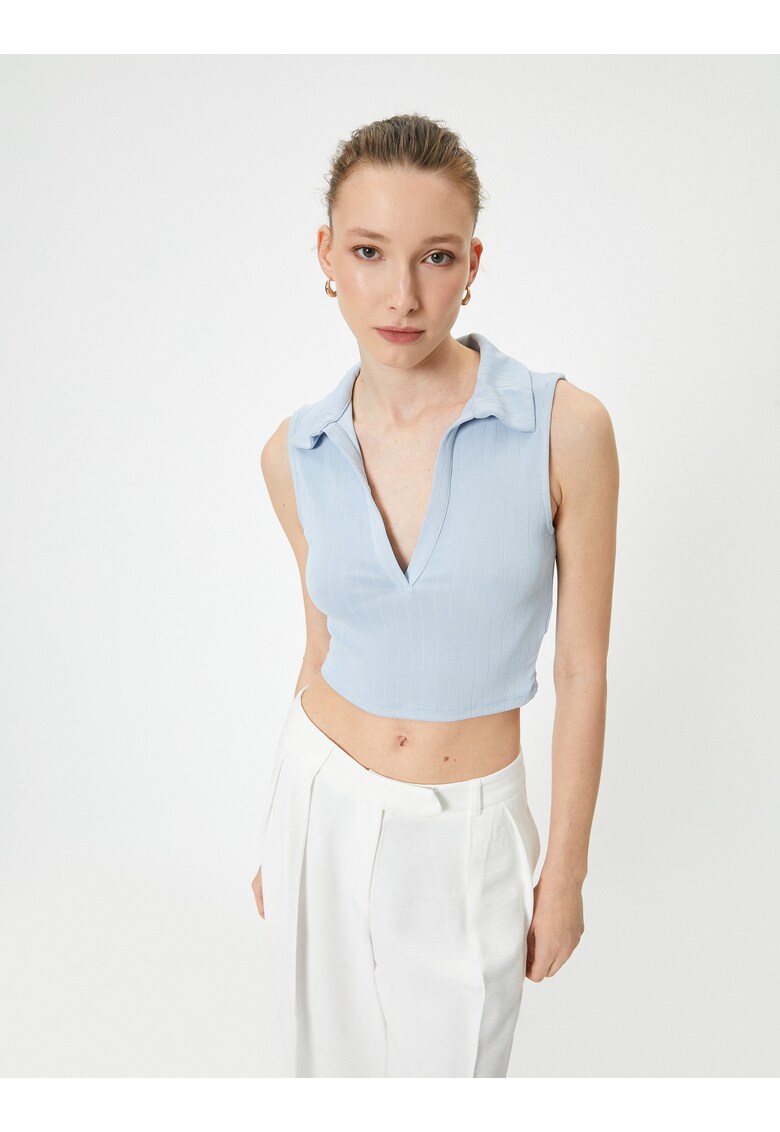 Top crop polo