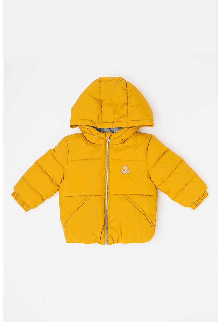 Geaca cu gluga si captuseala de blana sintetica