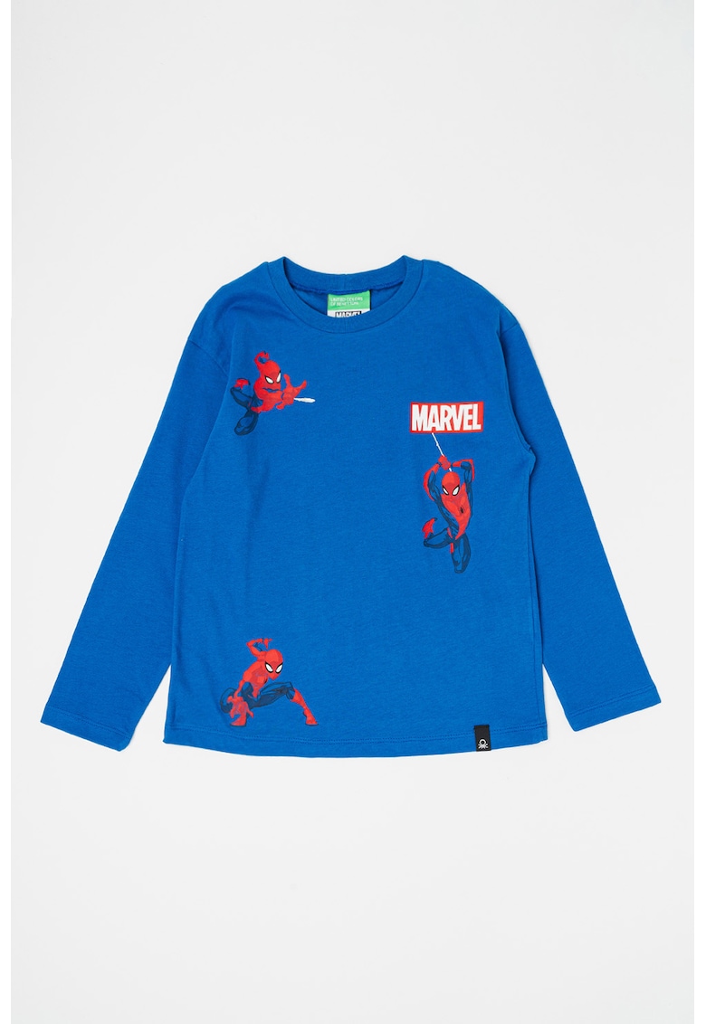 Bluza de bumbac cu imprimeu Spider-Man