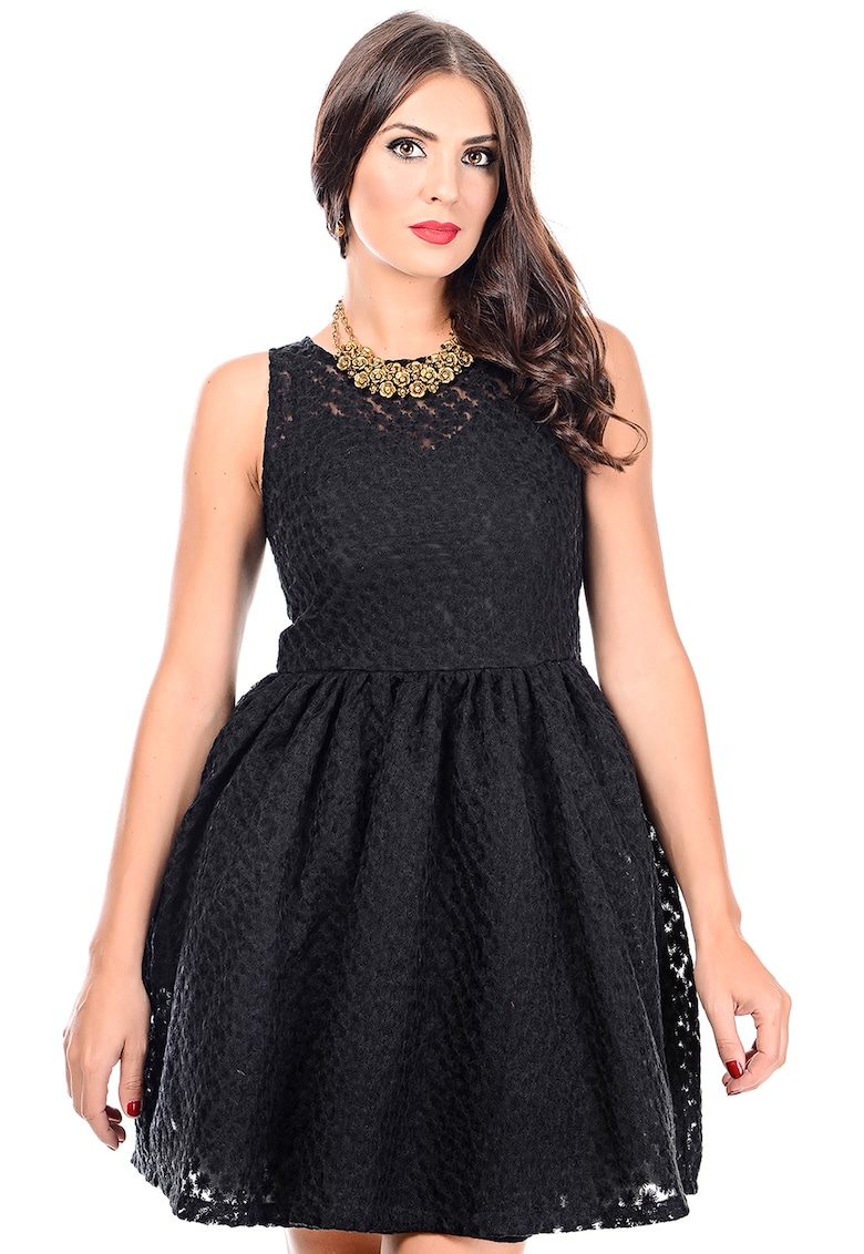 Rochie mini evazata - fara maneci