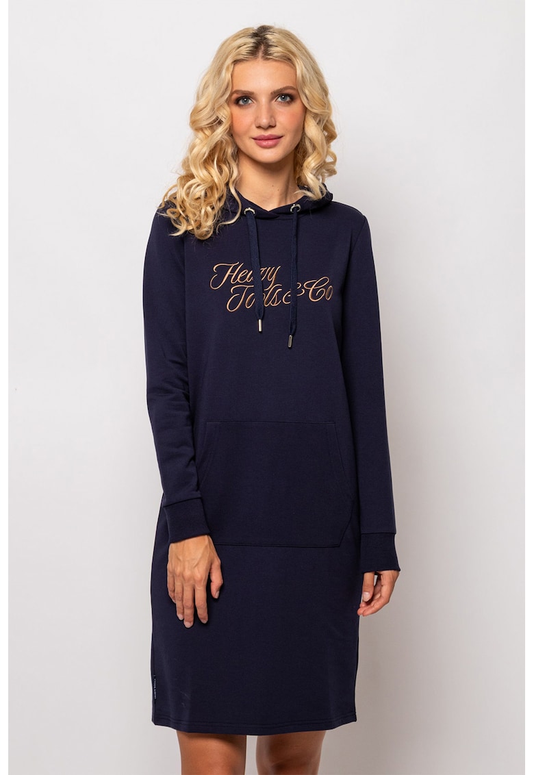 Rochie-hanorac cu buzunar kangaroo Virgi