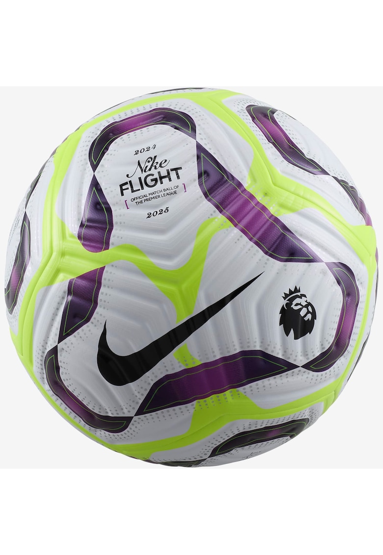 Minge fotbal Premier League Flight 2025 - marime 5 - alb/mov