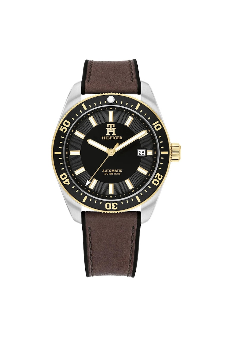 Ceasuri barbatesti - TH85 Automatic - 1792142 - argintiu/maro - piele/inox