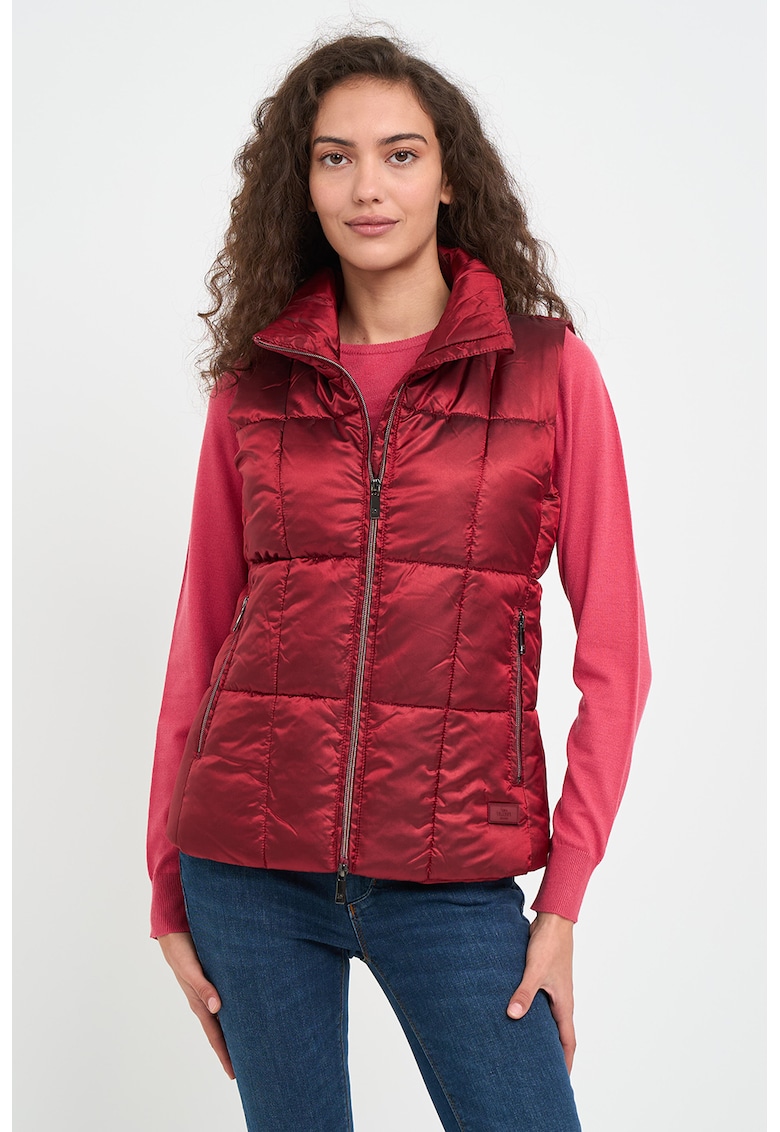 Vesta matlasata cu buzunare laterale