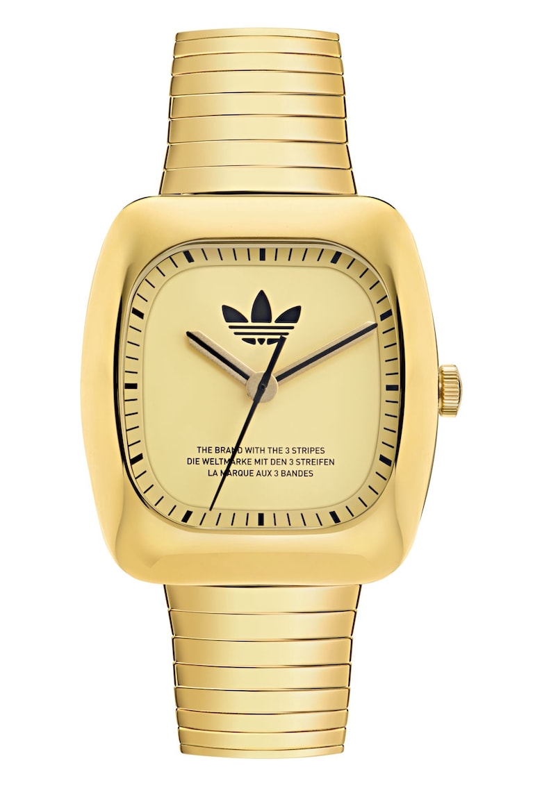 Ceas barbatesc RETRO WAVE ONE - mecanism Quartz - rezistenta la apa 5 ATM - auriu Ceas barbatesc RETRO WAVE ONE - mecanism Quartz - rezistenta la apa 5 ATM - auriu