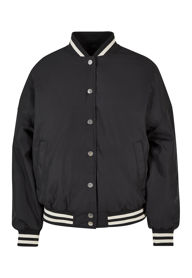Jacheta bomber cu detalii contrastante