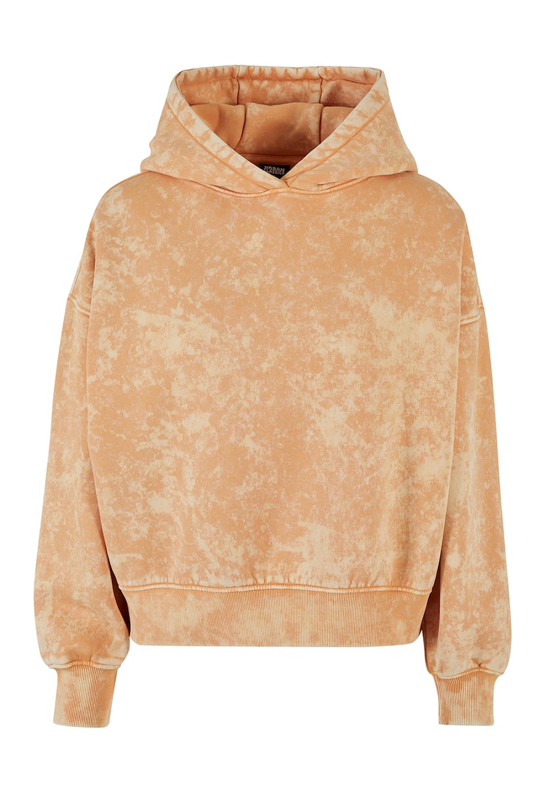 Hanorac cu model tie-dye si maneci cazute