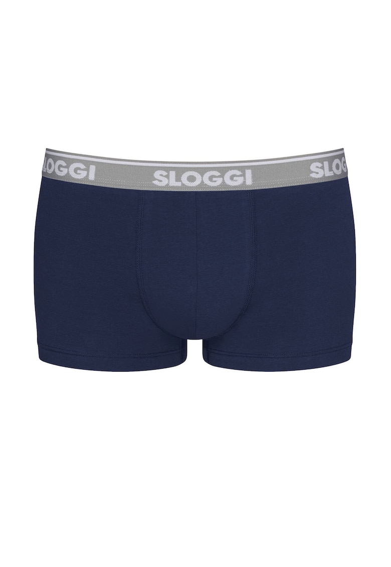 Set chiloti (2 buc) barbati sloggi men GO ABC Hipster - albastru inchis