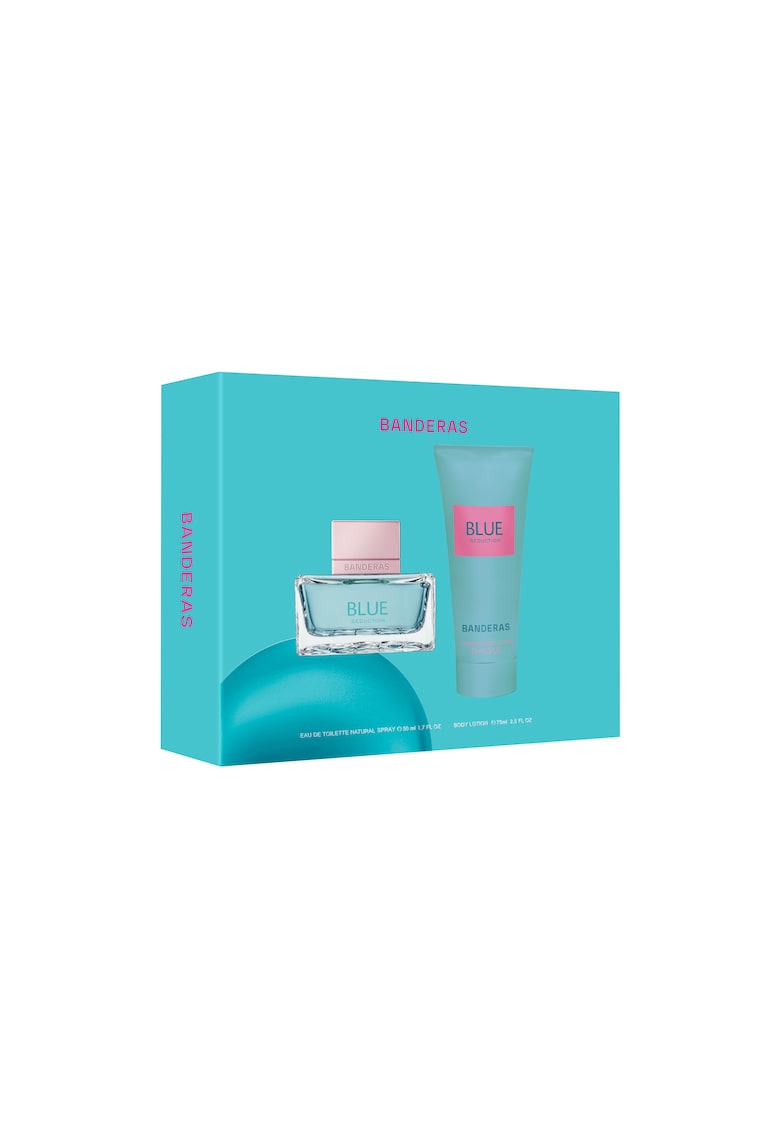 Set cadou Blue Seduction Woman: Apa de toaleta - 50 ml + Lotiune de corp - 75 ml Set cadou Blue Seduction Woman: Apa de toaleta - 50 ml + Lotiune de corp - 75 ml