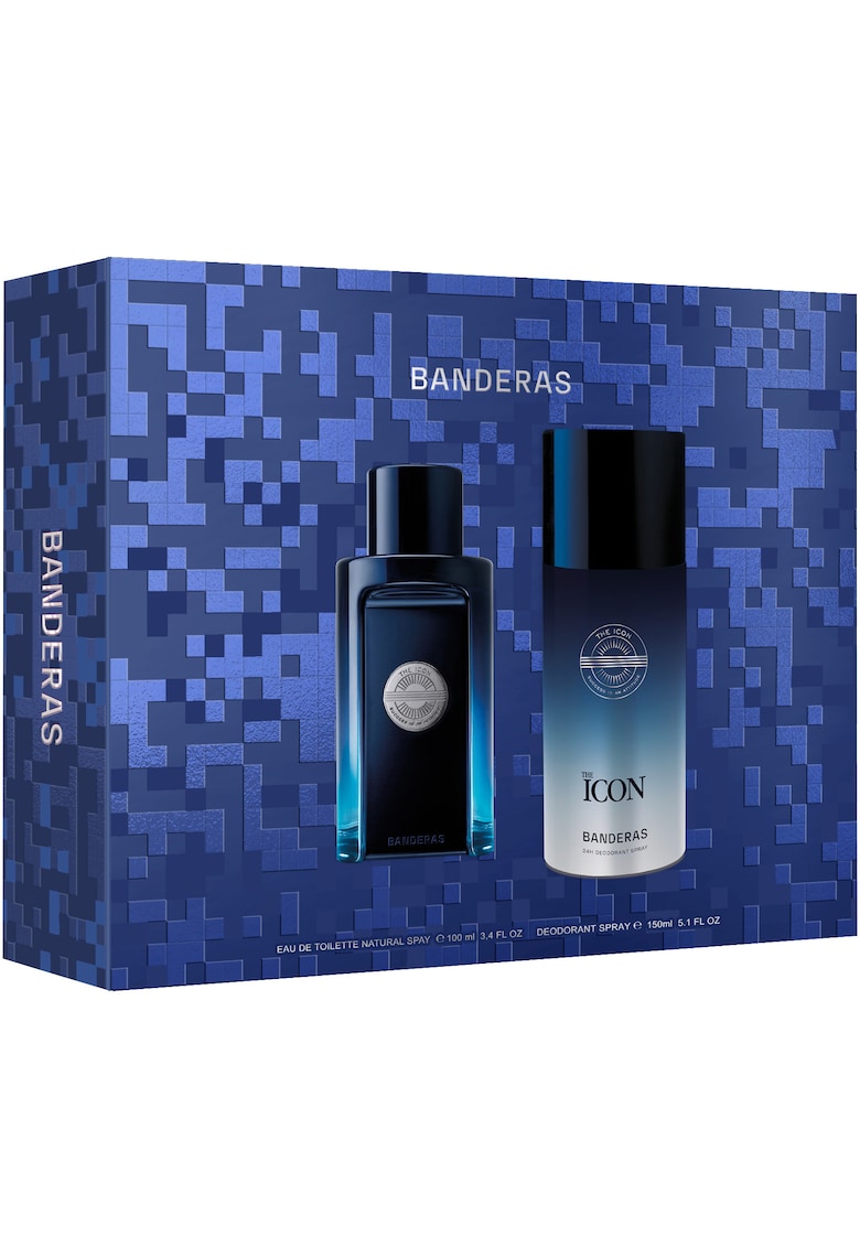 Set cadou  Icon: Apa de toaleta - 100 ml + Deodorant Spray - 150 ml Set cadou  Icon: Apa de toaleta - 100 ml + Deodorant Spray - 150 ml