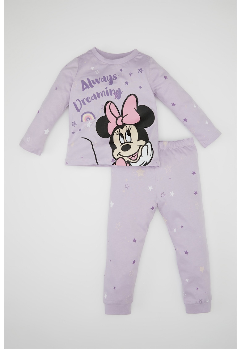 Pijama cu imprimeu Minnie Mouse