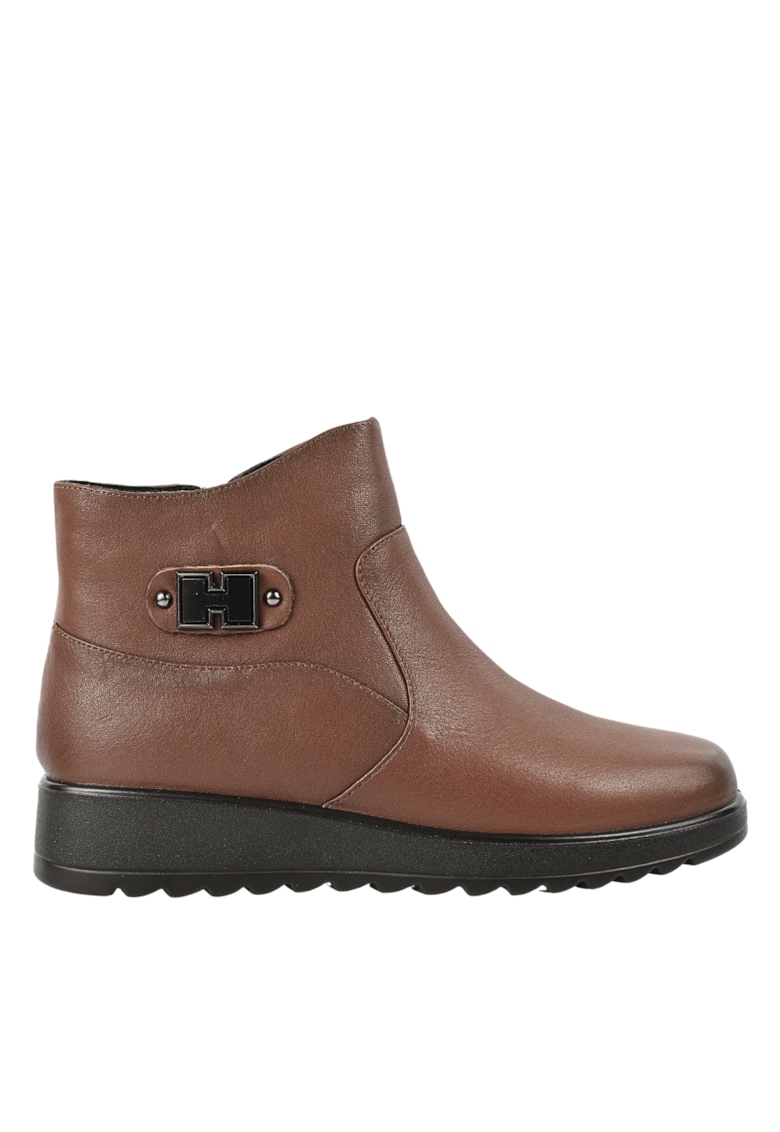 Ghete casual - dama - 3730 - maro - piele naturala