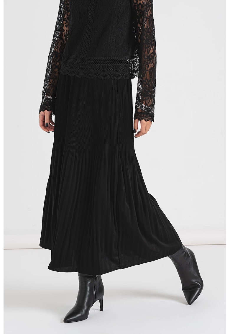 Fusta midi Pax - Negru