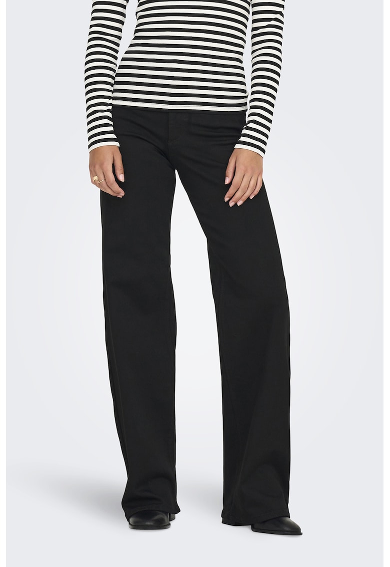 Blugi cu croiala ampla - Negru