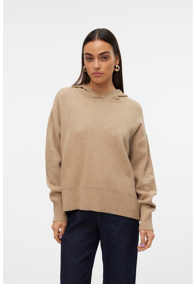 Pulover lejer cu maneci cazute