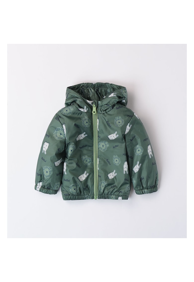 Jacheta cu imprimeu pentru bebe baiat - 4.8103 - Verde
