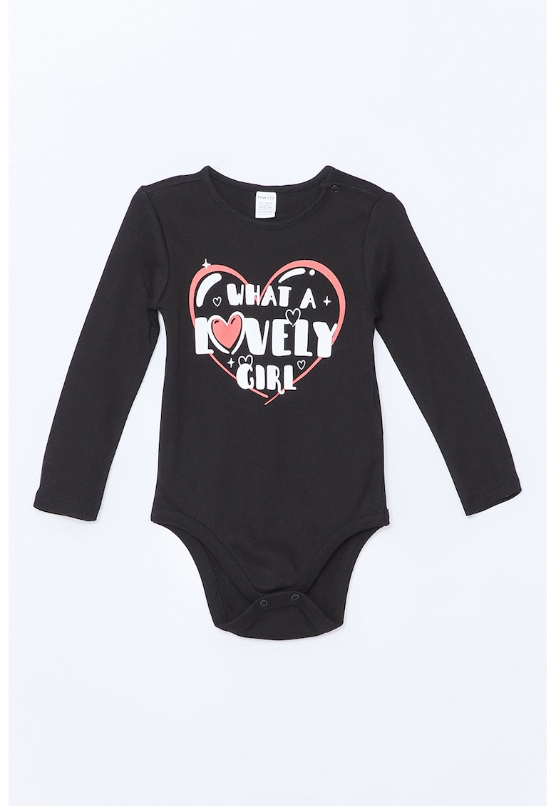 Body din bumbac cu imprimeu